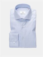 Eterna by1863 premium lyseblå two ply twill skjorte. Slim Fit 3435 10 FD82